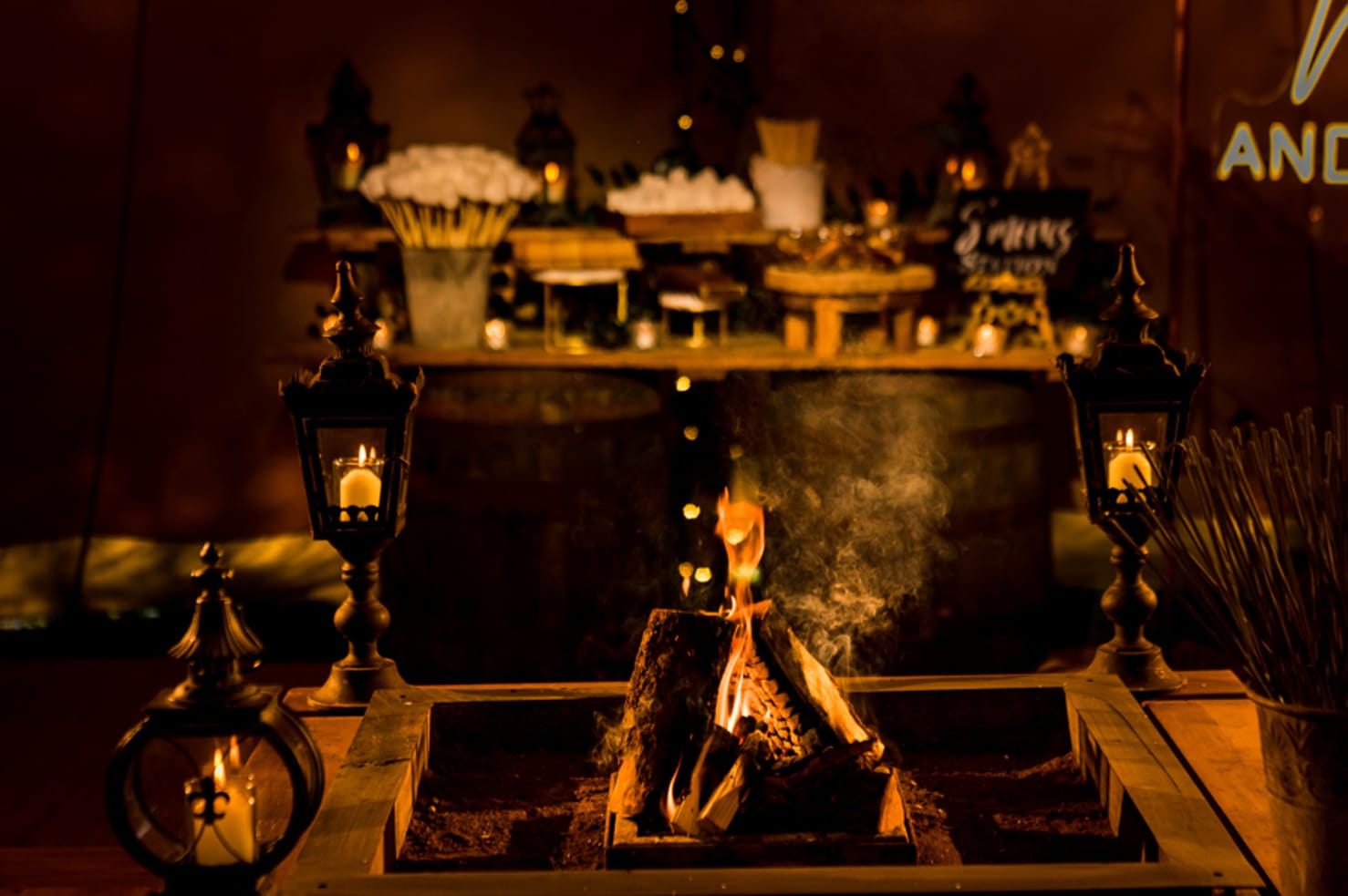 Photo of The Woodlands At Hothorpe Hall, The Tipi & Outdoor Kitchen