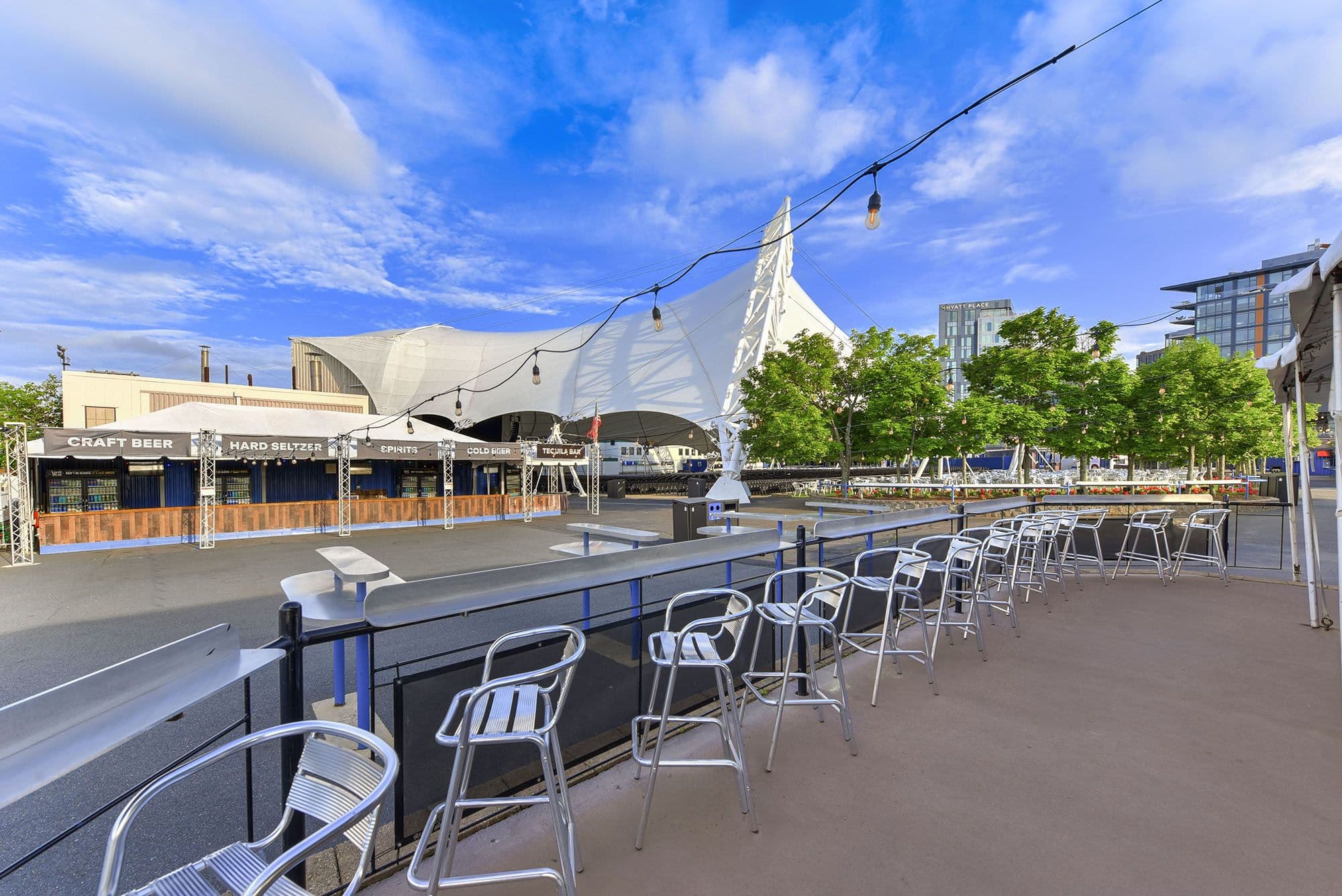 VIP Tent, Leader Bank Pavilion photo #12