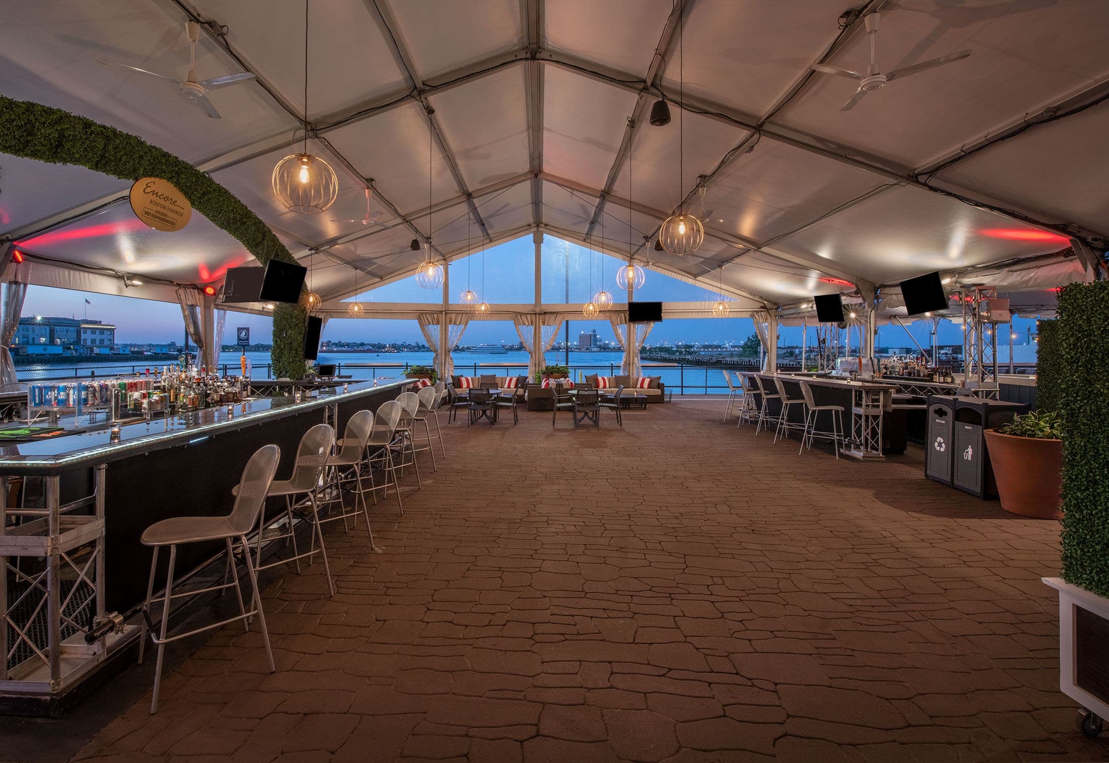 VIP Tent, Leader Bank Pavilion photo #7