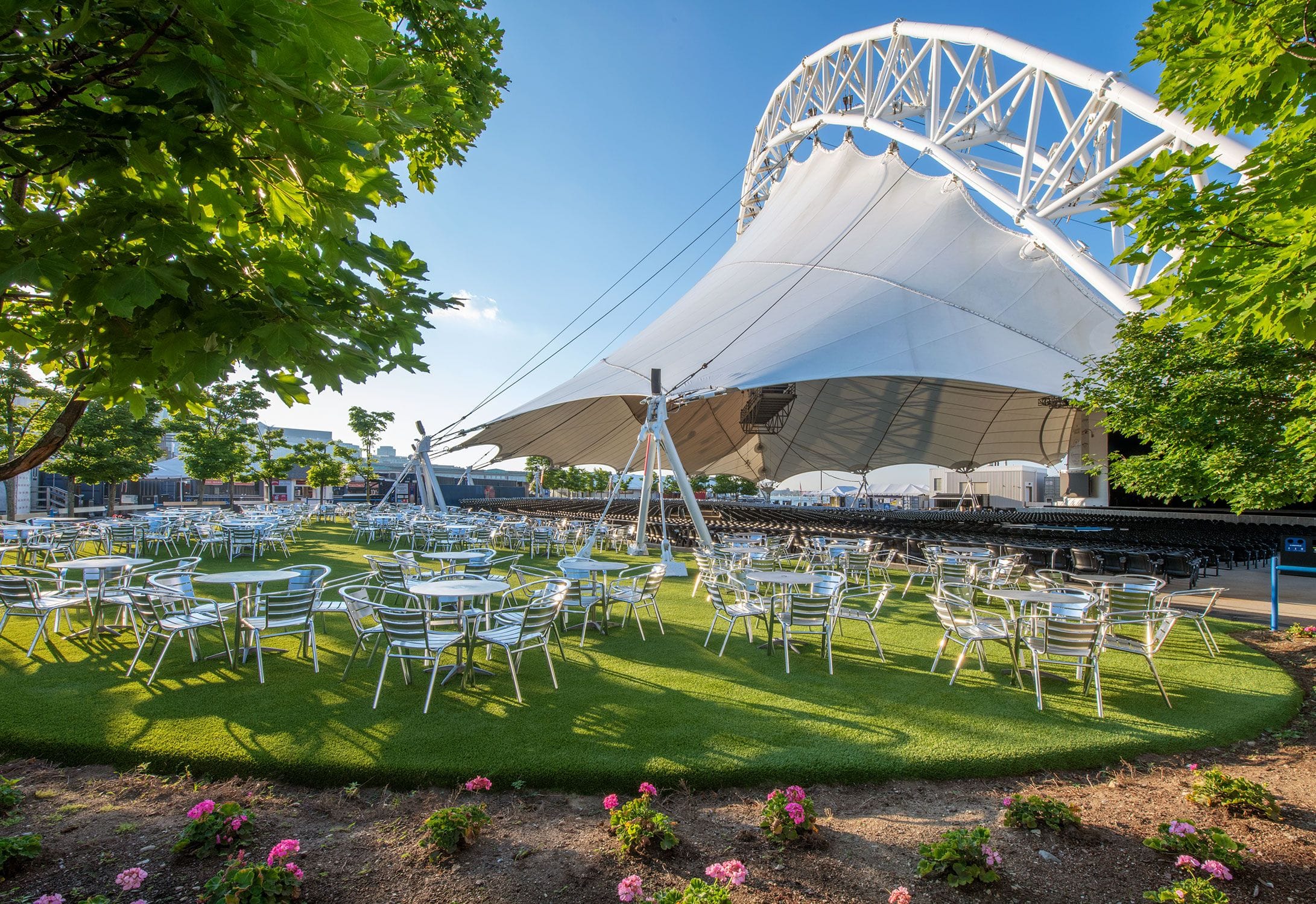 Photo of Leader Bank Pavilion, VIP Tent & Concourse
