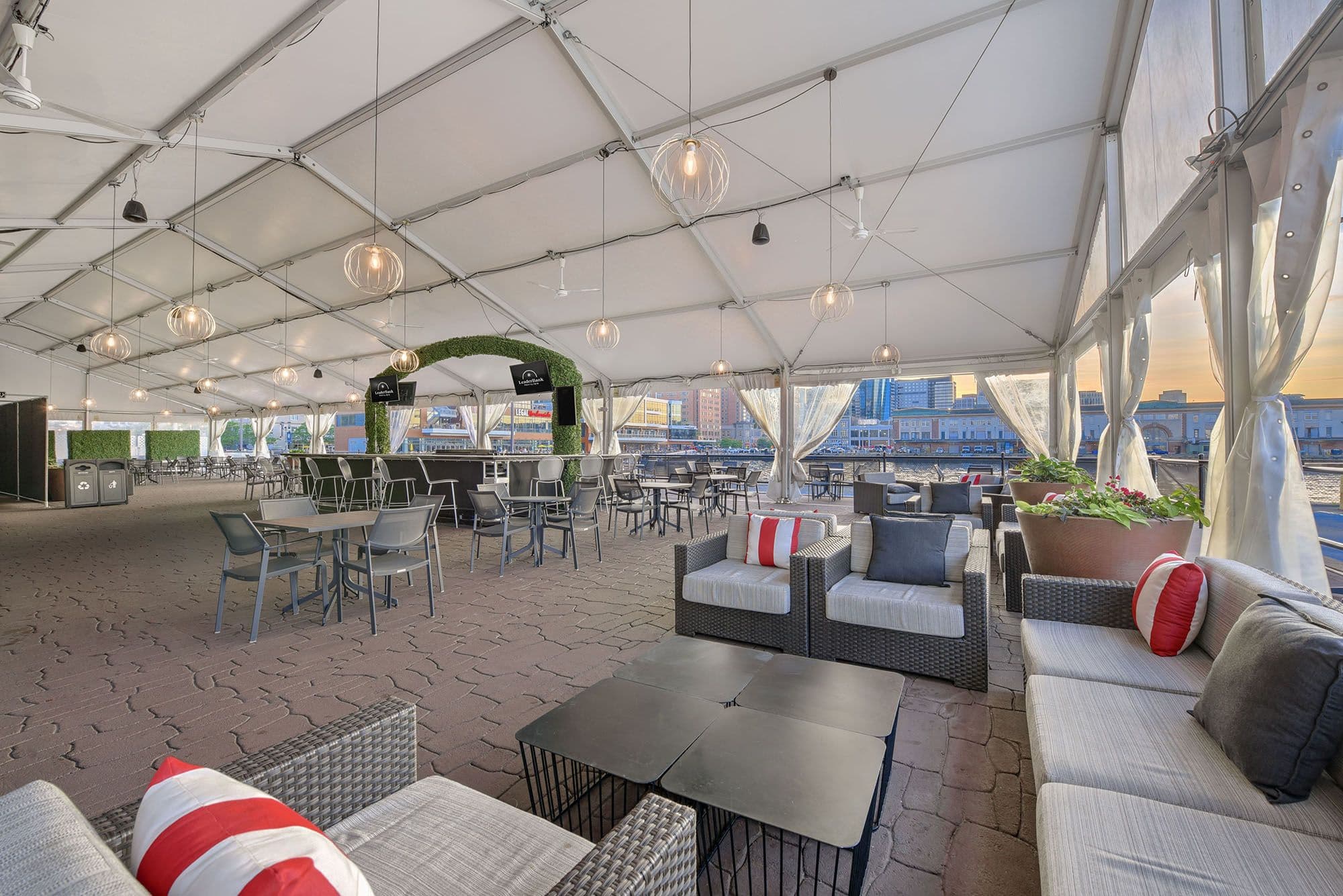 VIP Tent, Leader Bank Pavilion photo #10