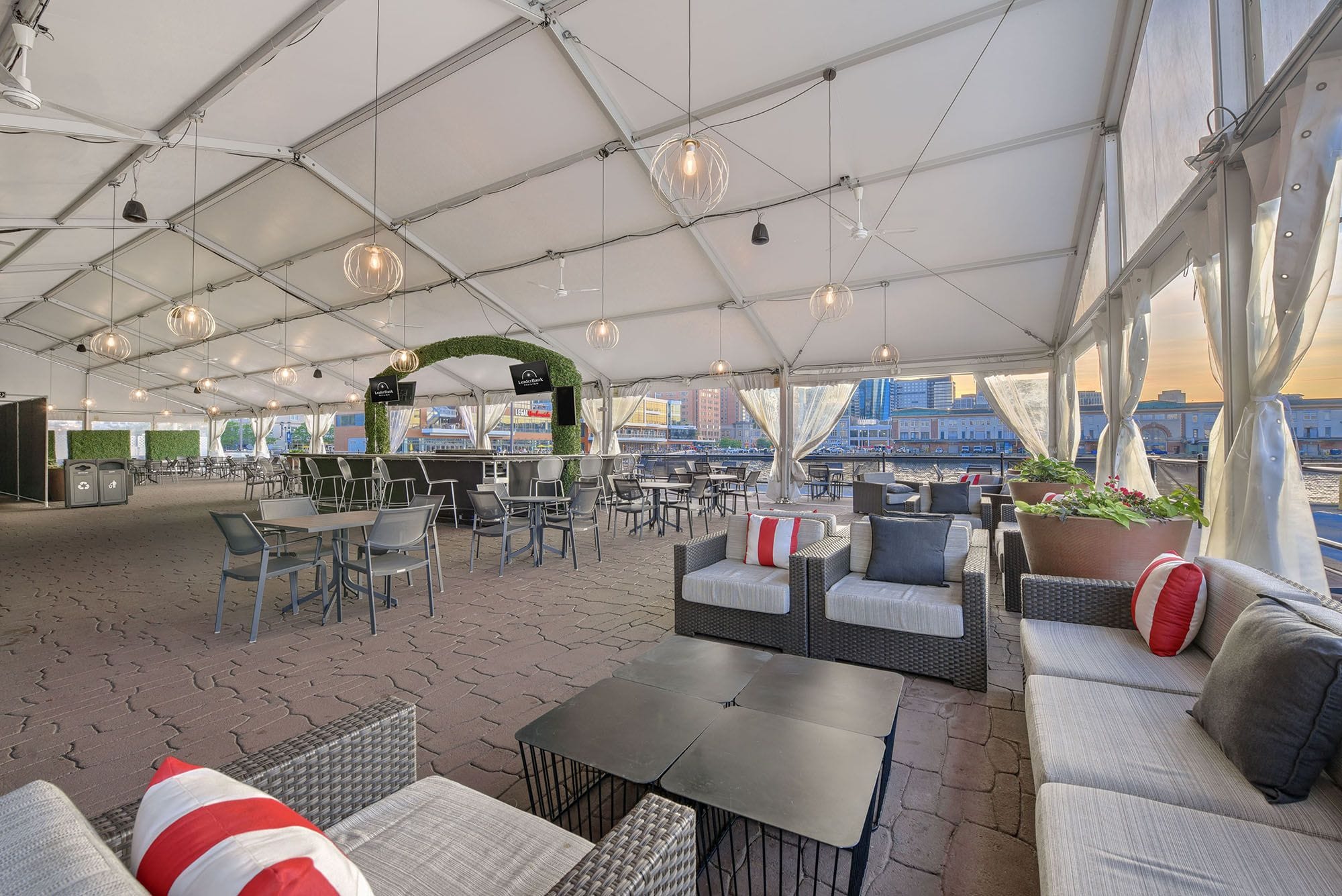 Photo of Leader Bank Pavilion, VIP Tent