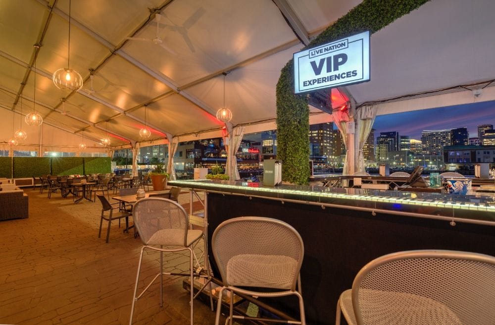 Photo of Leader Bank Pavilion, VIP Tent