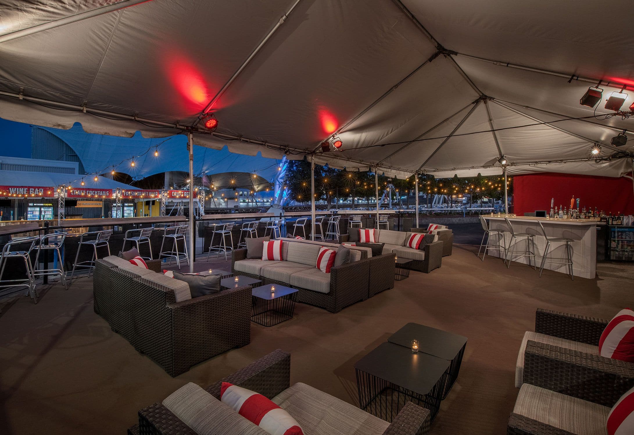VIP Tent, Leader Bank Pavilion photo #9