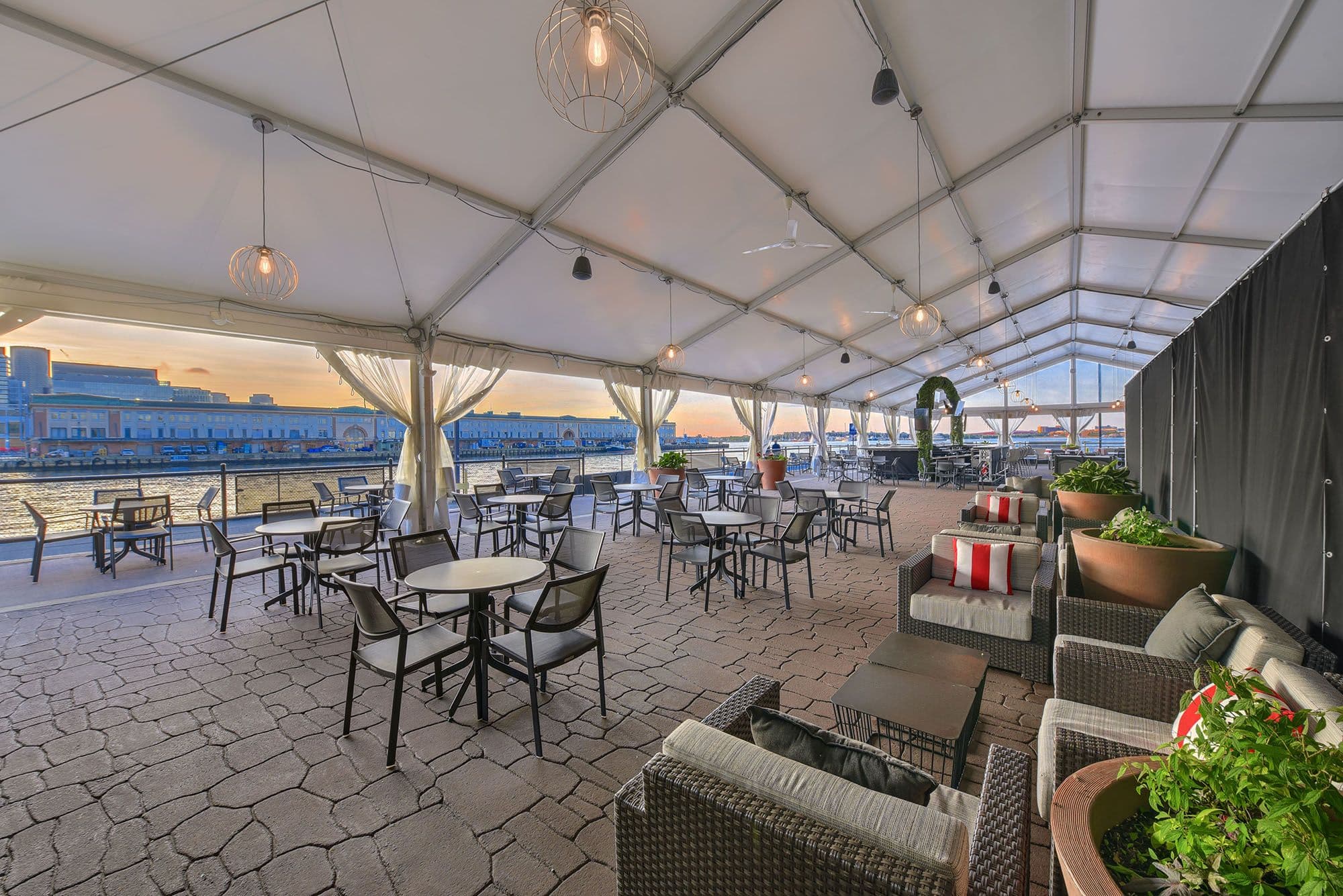 VIP Tent, Leader Bank Pavilion photo #11