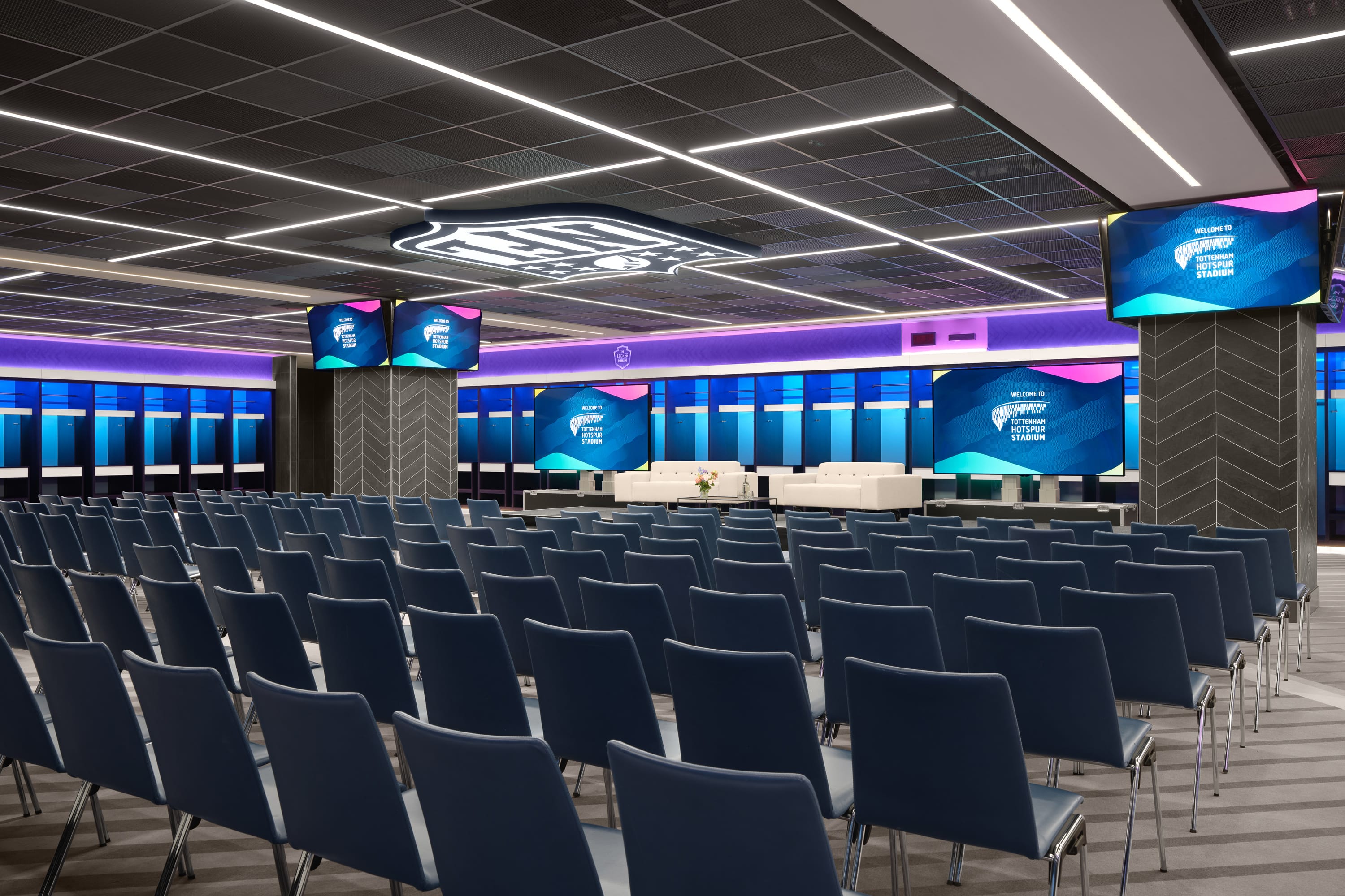 Photo of Tottenham Hotspur Stadium, NFL Home Locker Room
