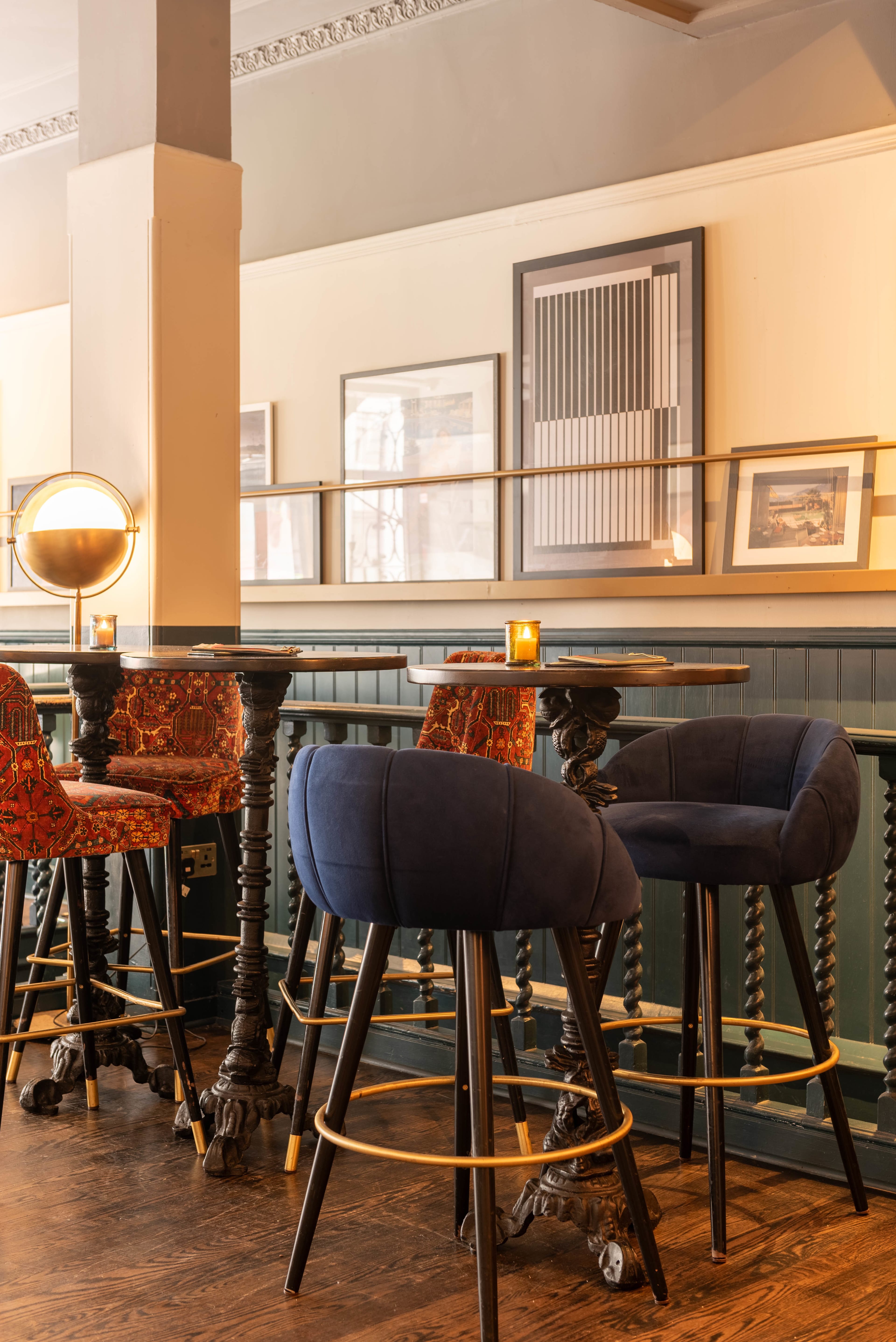 Photo of LOCKES Bar Covent Garden, Green Sofa Area