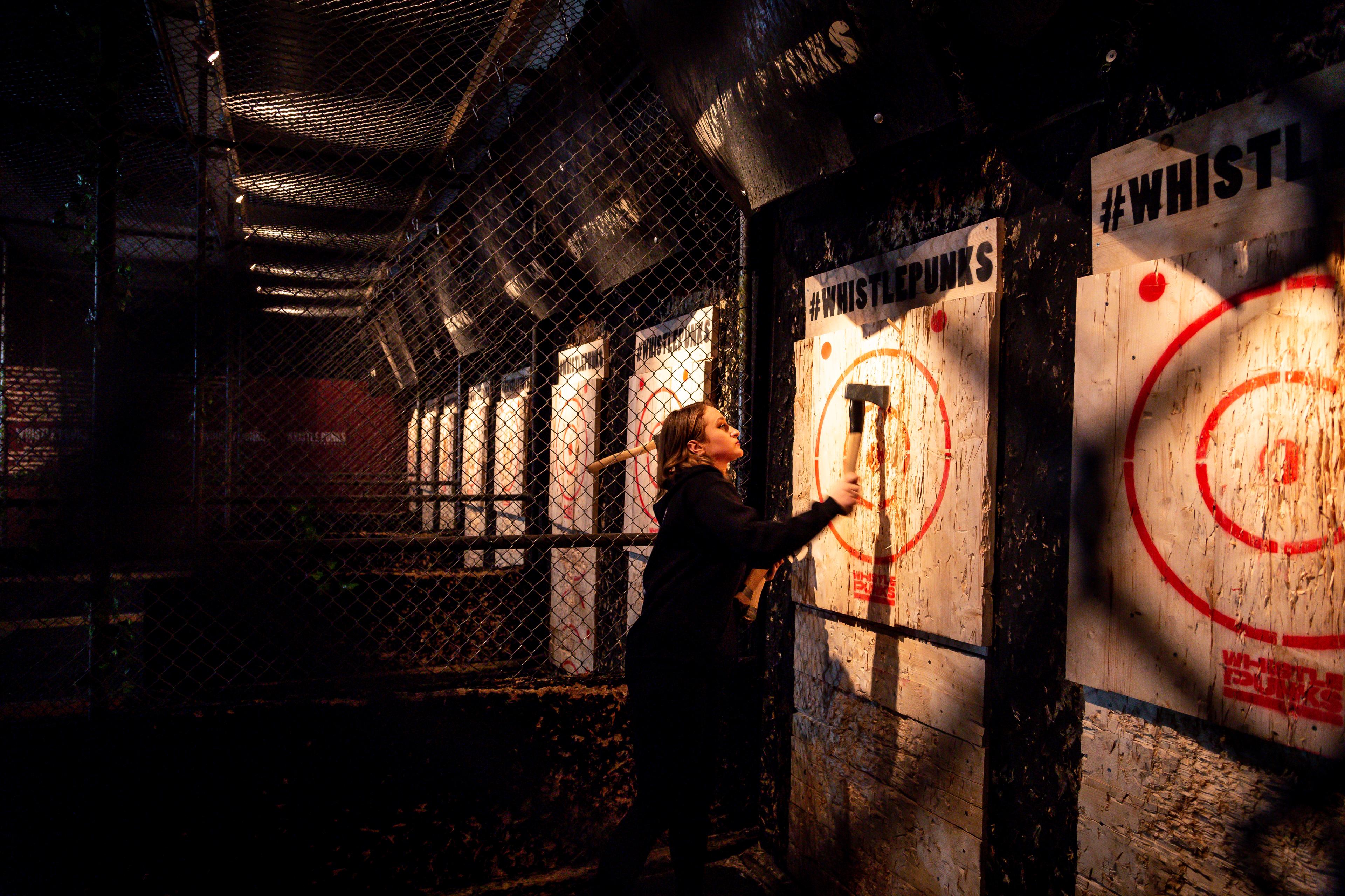 Whistle Punks Urban Axe Throwing Deansgate, Whistle Punks Manchester photo #5