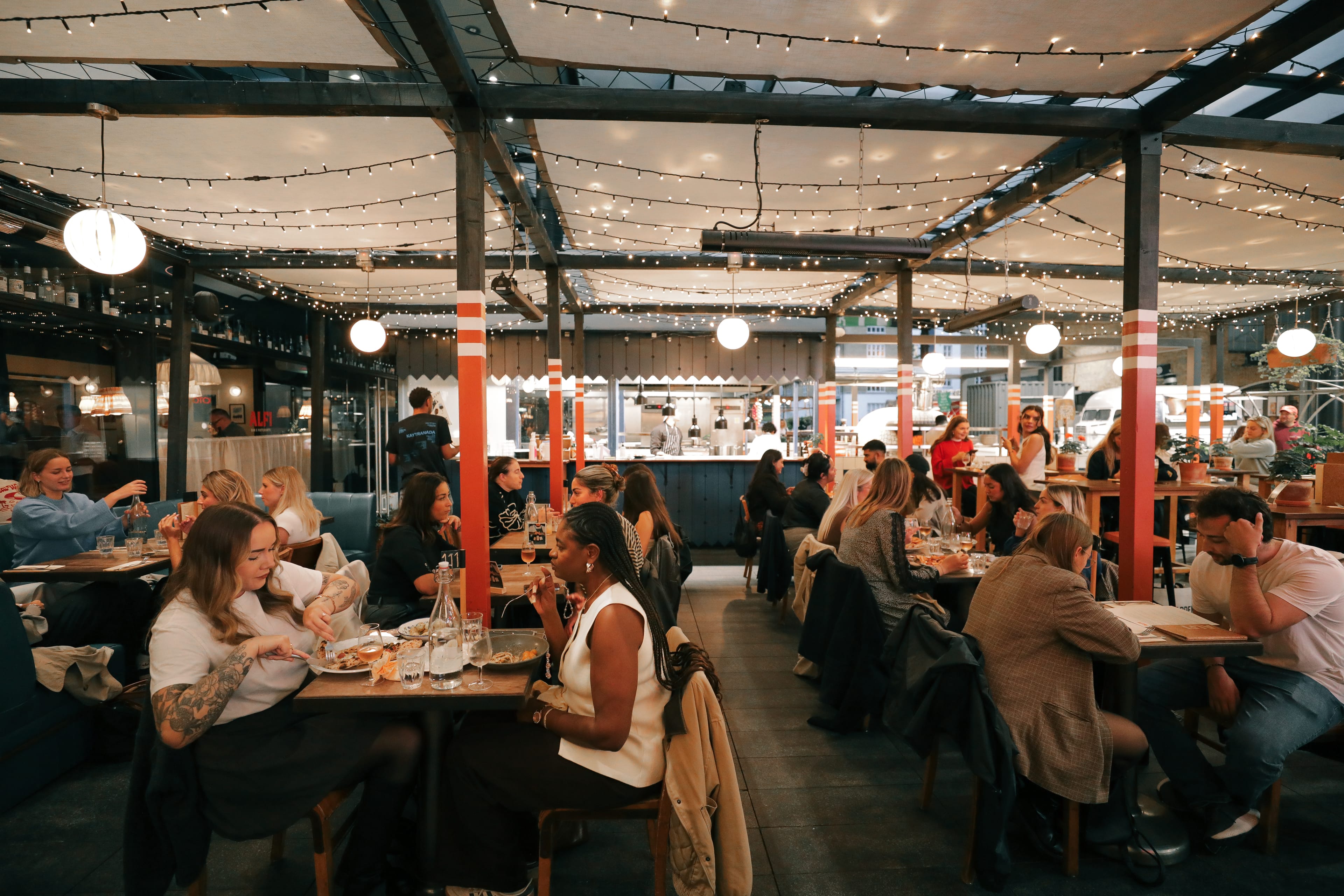 Photo of Alfi Spitalfields, The Main Dining Room At ALFI