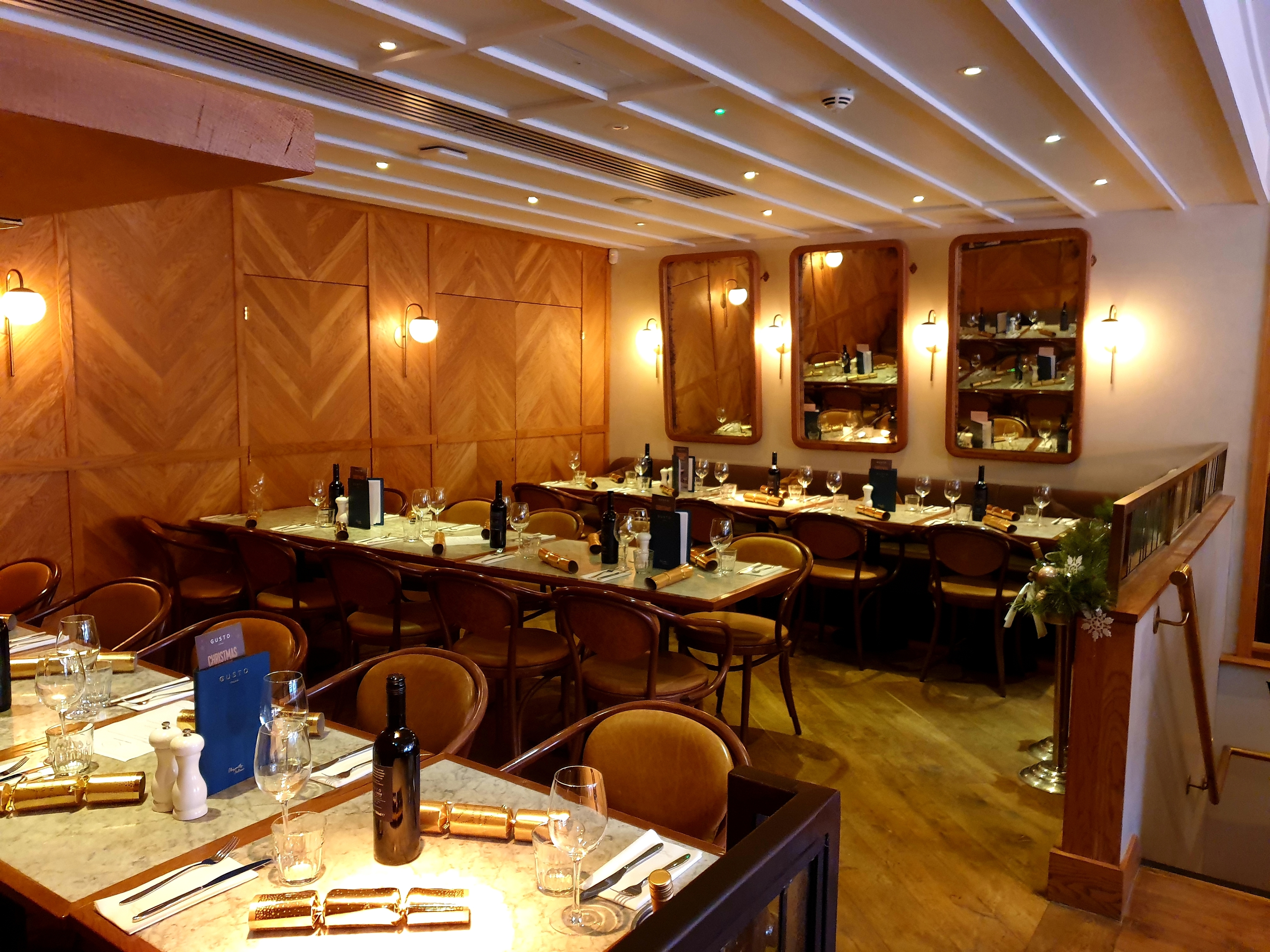 Photo of Gusto Italian, Semi Private Dining Area
