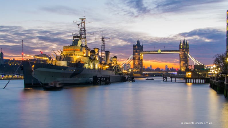 Photo of HMS Belfast, The Quarter Deck