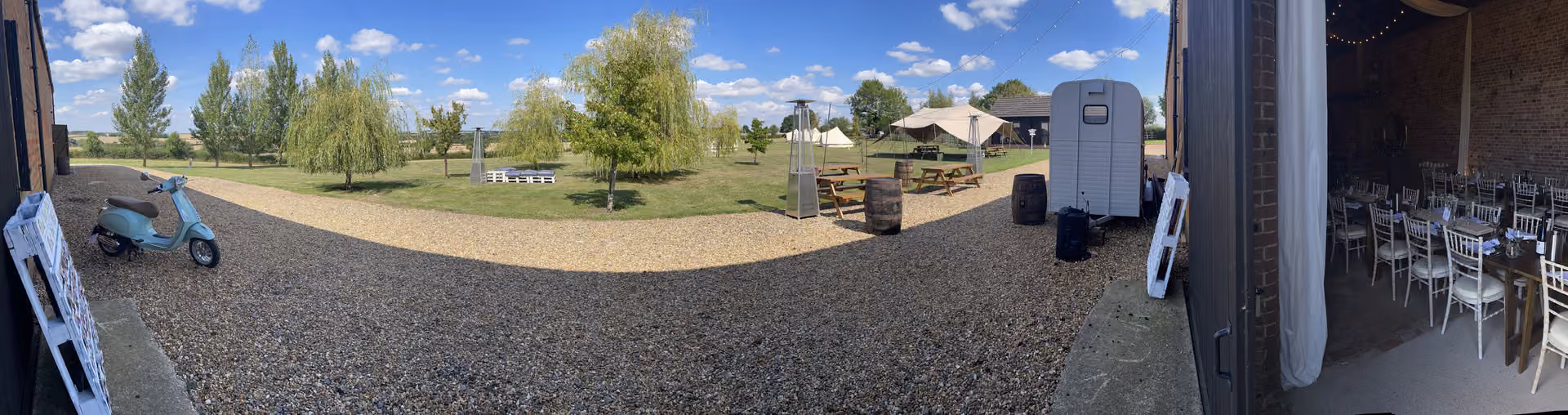 Terrace And Lawn, Eastfields Farm Barns photo #1