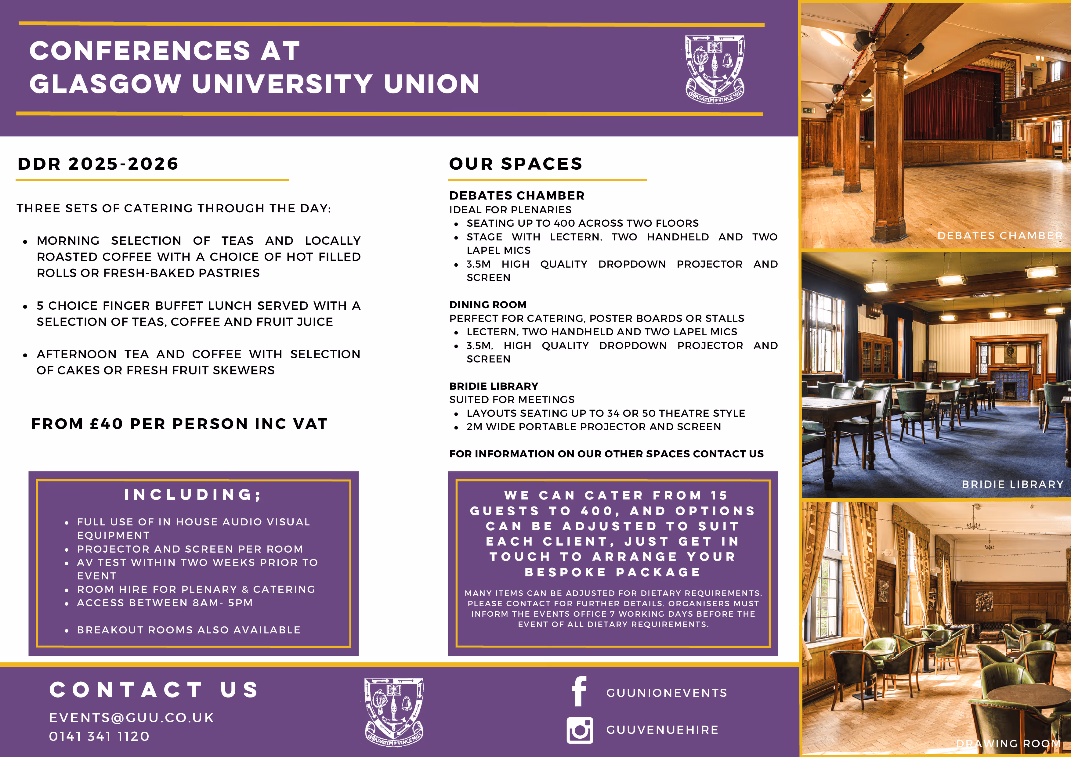 Dining Hall, Glasgow University Union photo #11