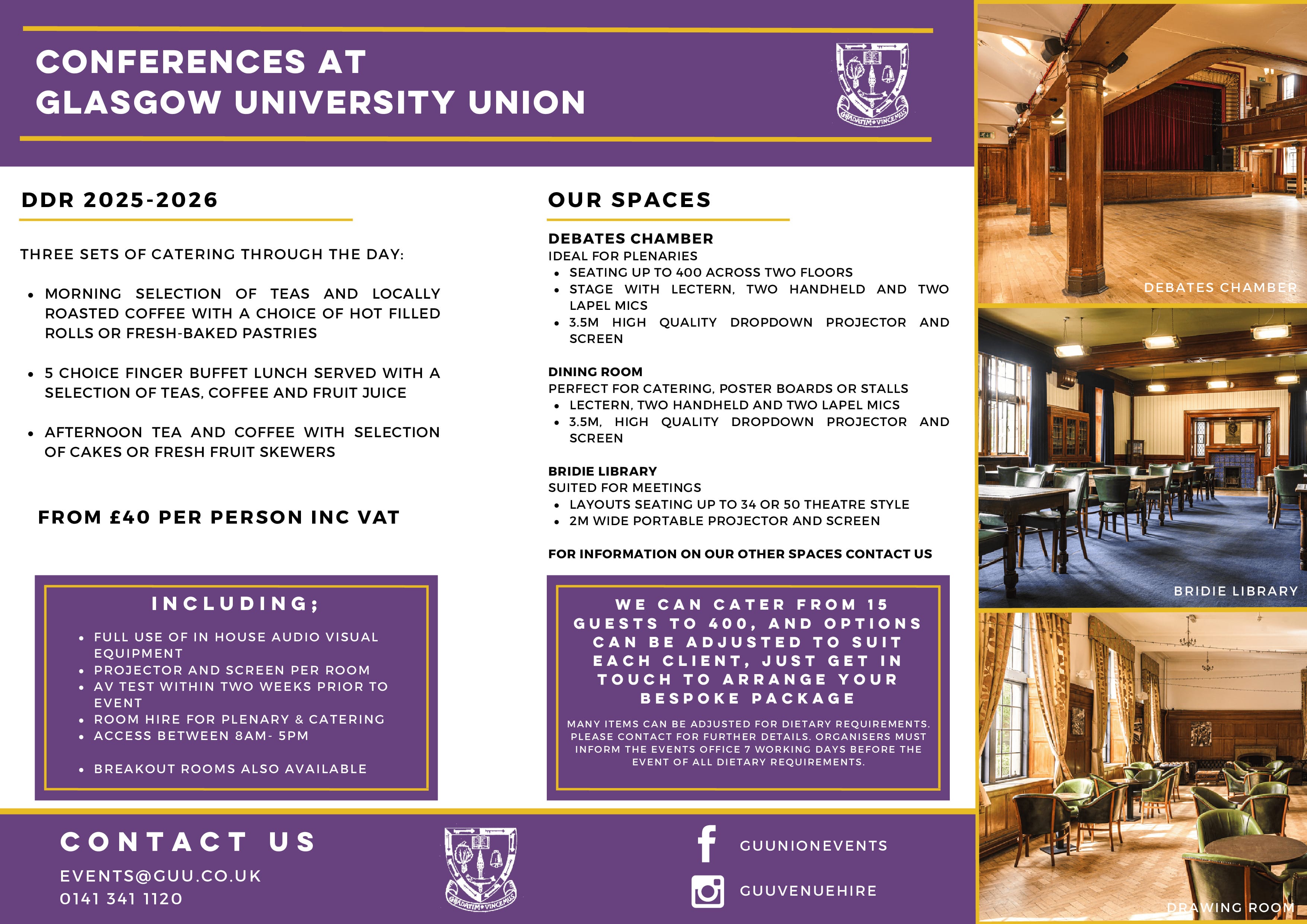 Photo of Glasgow University Union, Dining Hall