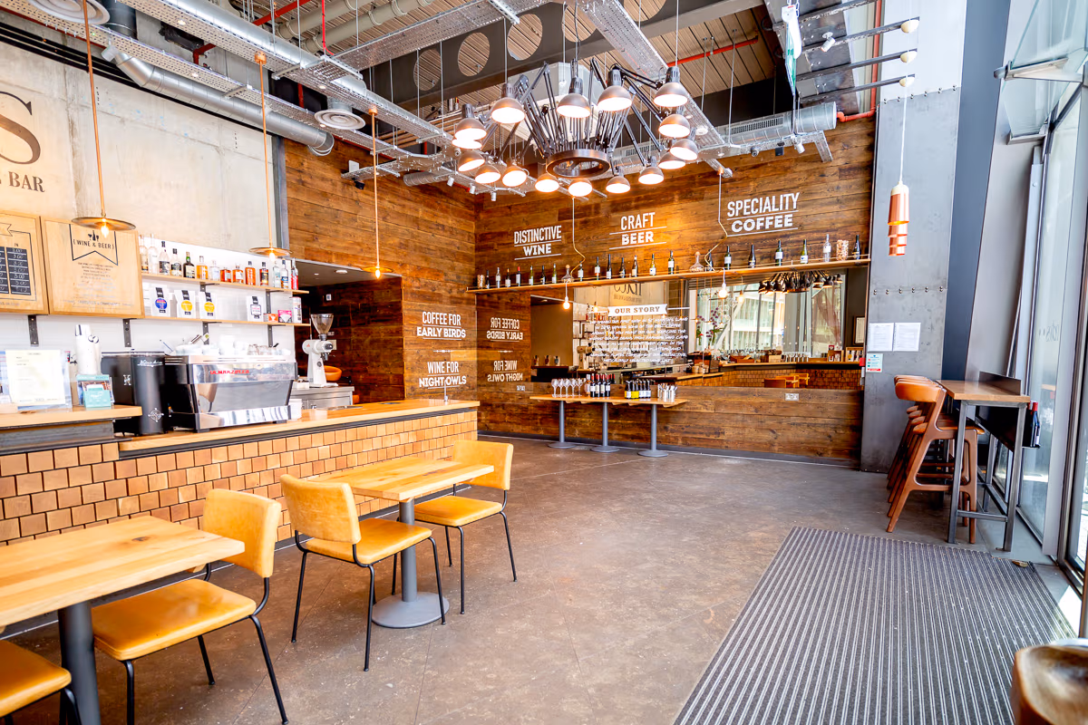 Photo of Notes Coffee Roasters And Bars Victoria, Full Venue With Outdoor Space