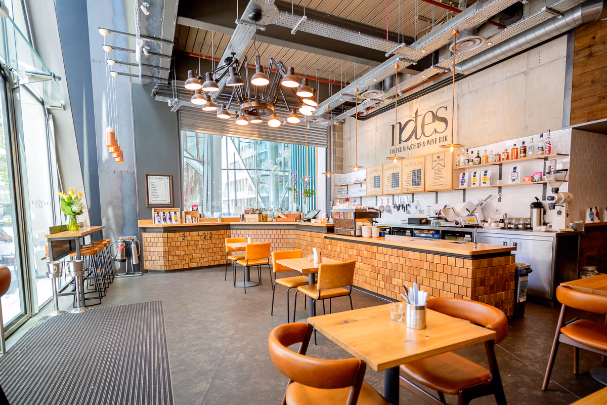 Photo of Notes Coffee Roasters And Bars Victoria, Full Venue With Outdoor Space