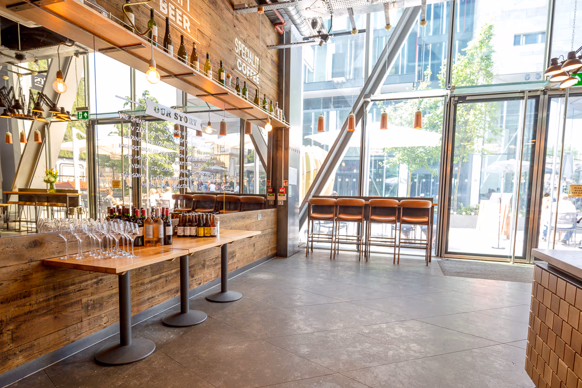 Photo of Notes Coffee Roasters And Bars Victoria, Full Venue With Outdoor Space