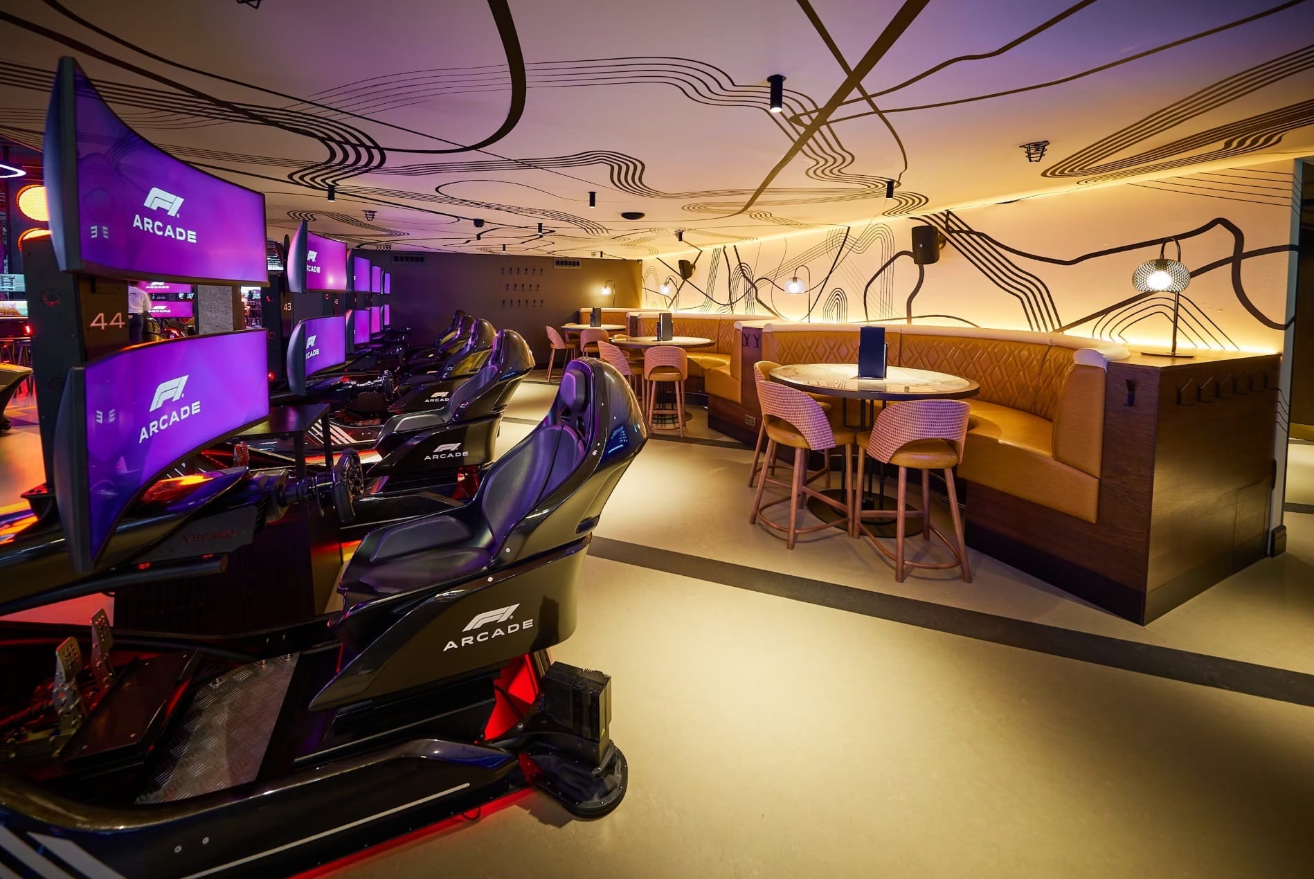 Photo of F1 Arcade - London, Under The Balcony