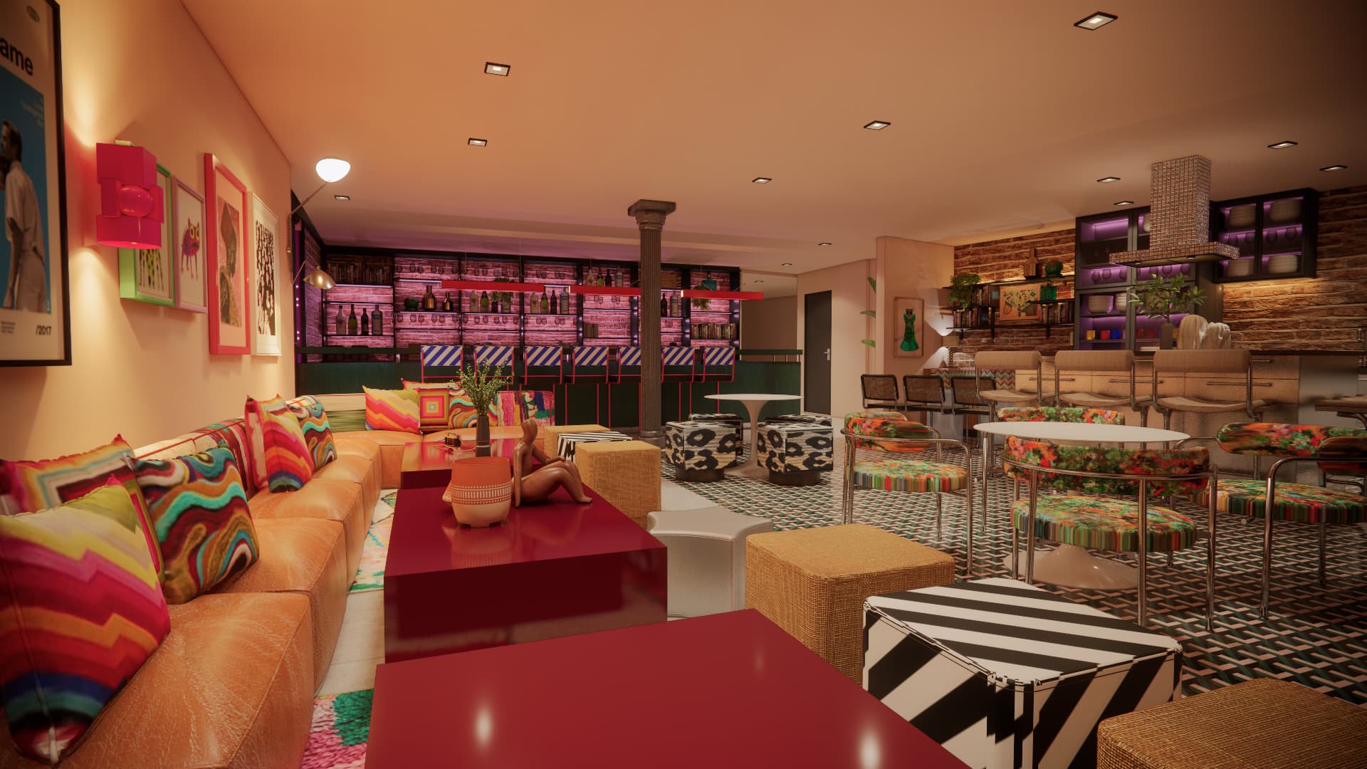 The Kitchen And Living Room, The Little Neon Door photo #1