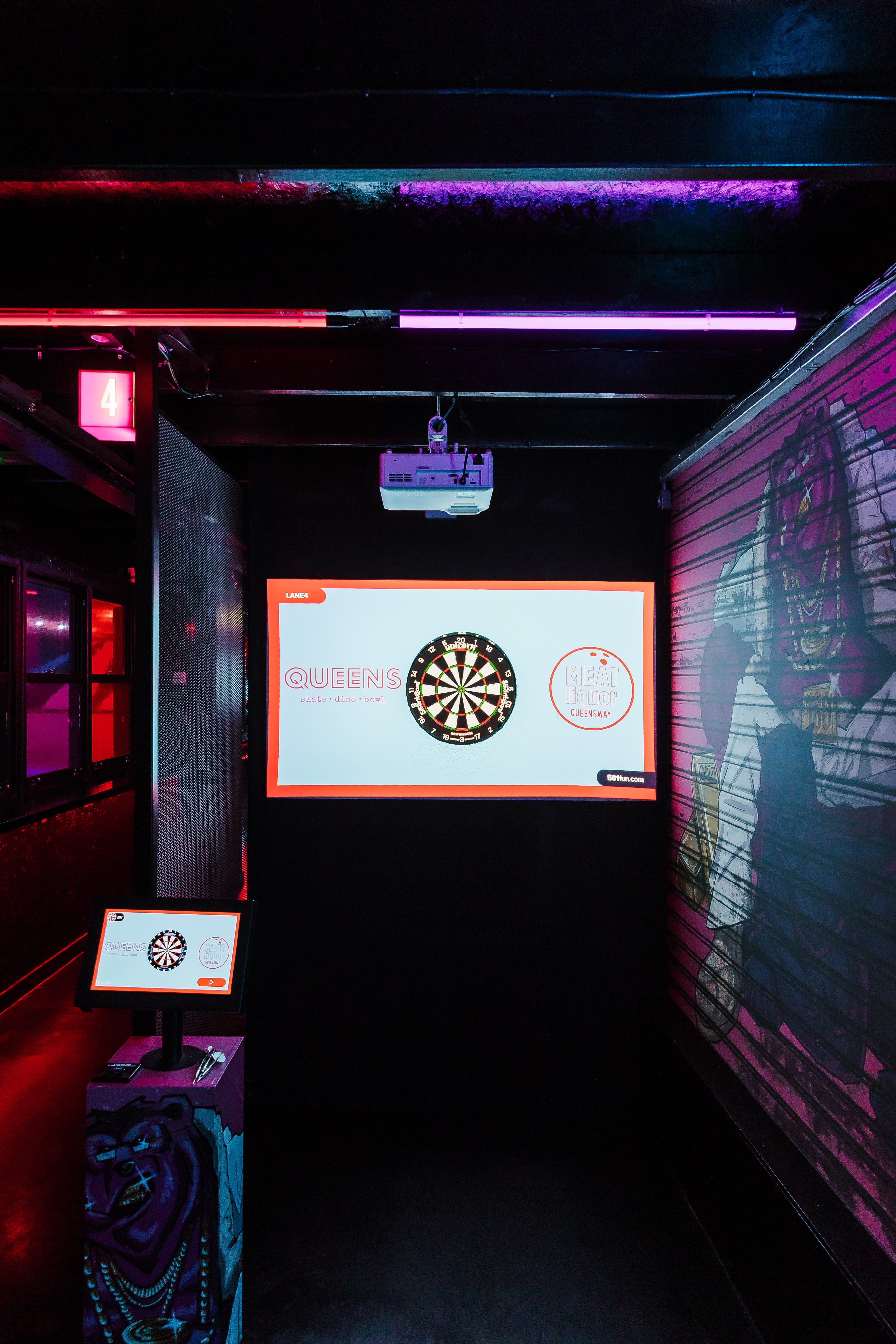 Photo of Queens - Skate Dine Bowl, Back Alley Darts