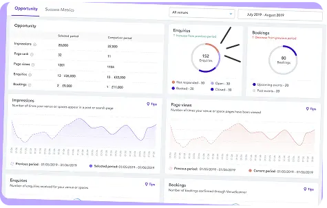 host dashboard page screenshot