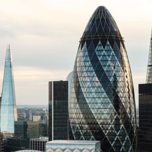 gherkin princes spotlight London skyscape