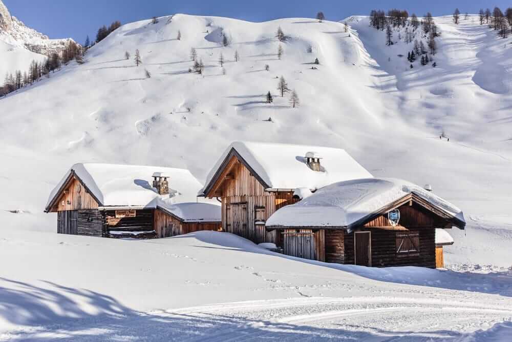 unusual Christmas party themes ski chalet