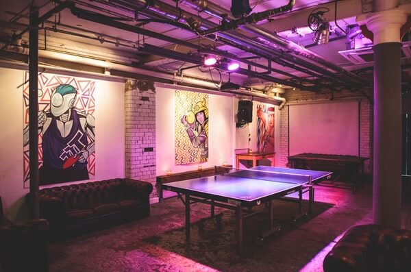 Manchester Northern Quarter venue hire ping pong