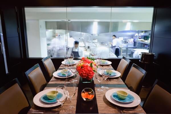 Benares restaurant Chefs Table private dining