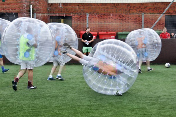 Astropark zorbing team bonding activity