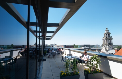 Cornerstone rooftop venue