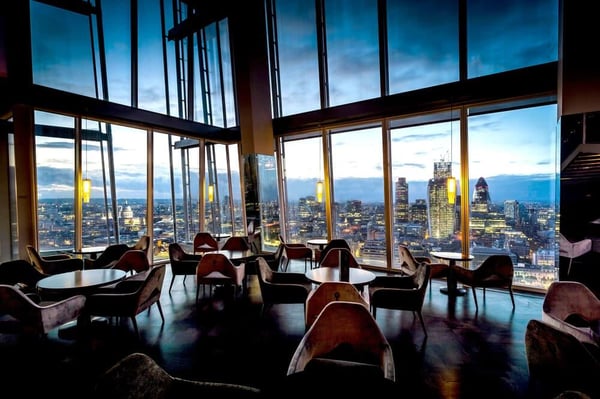 Aqua Shard iconic party venues in London