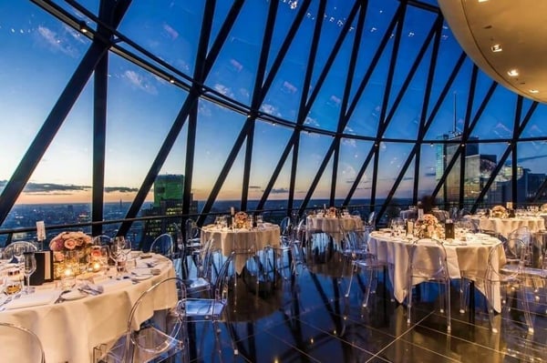 Searcys The Gherkin iconic party venues in London